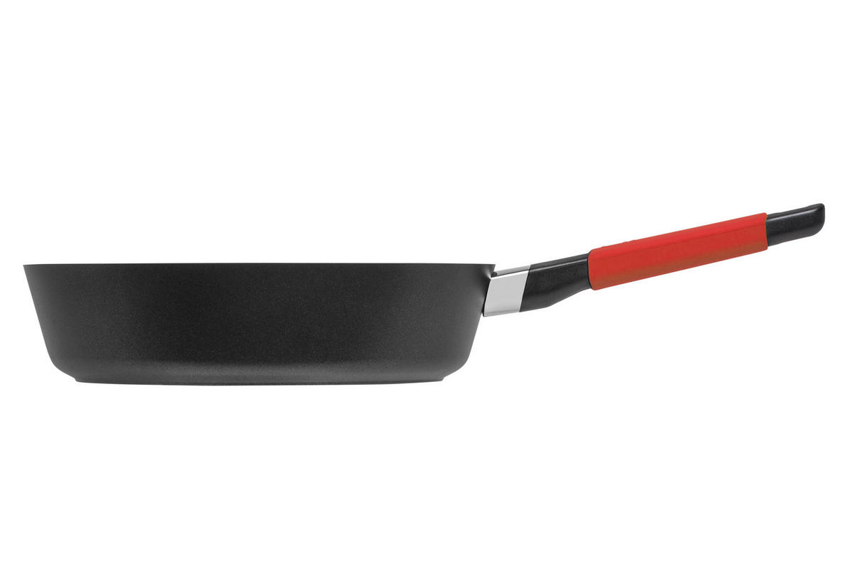 HOCHRANDPFANNE INDUKTION ⌀28cm - ROT - Rot, Kunststoff/Metall (28cm) - Gastrolux
