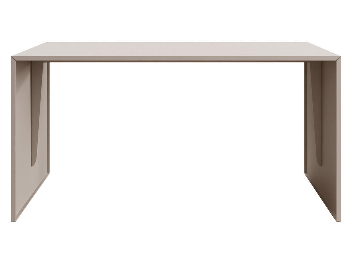 METALL-COUCHTISCH Mocca 4 - Kaschmir, Holzwerkstoff/Metall (60/100/50cm) - MIRJAN24