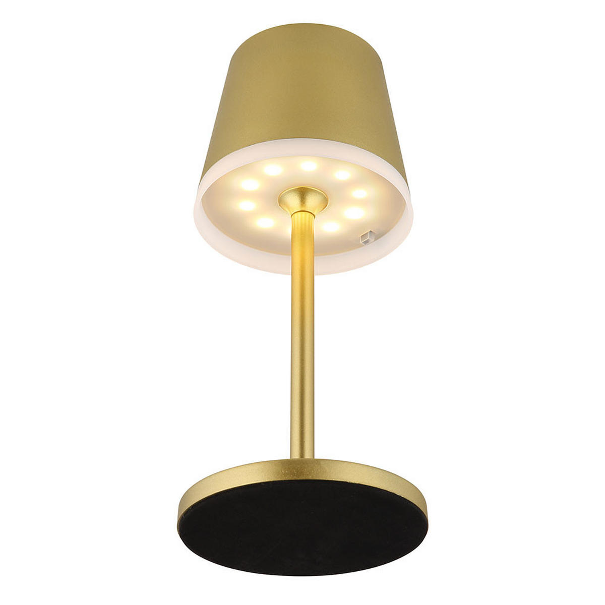 LED AUSSENLEUCHTE Solar Gold - Goldfarben, Metall (11/11/41cm) - Globo Lighting