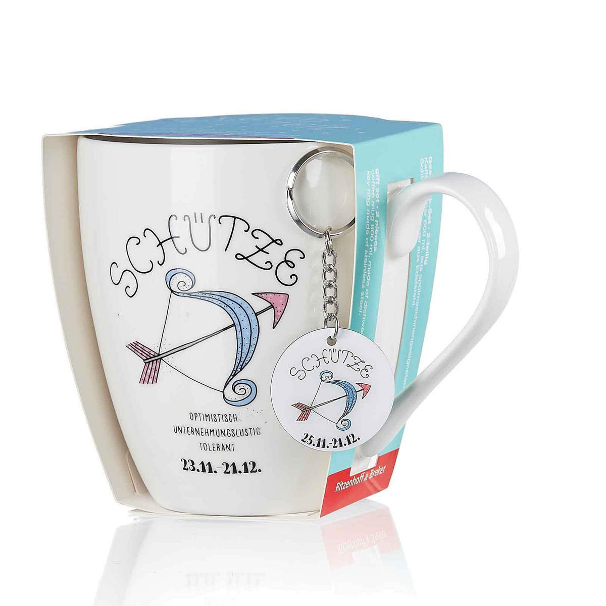 JUMBOTASSE SCHÜTZE Astro bunt 650 ml - Multicolor, Keramik (0.65L) - Ritzenhoff Breker