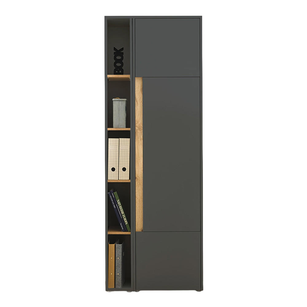 Lomado Stauraumschrank Anthrazit 70x200x40 cm