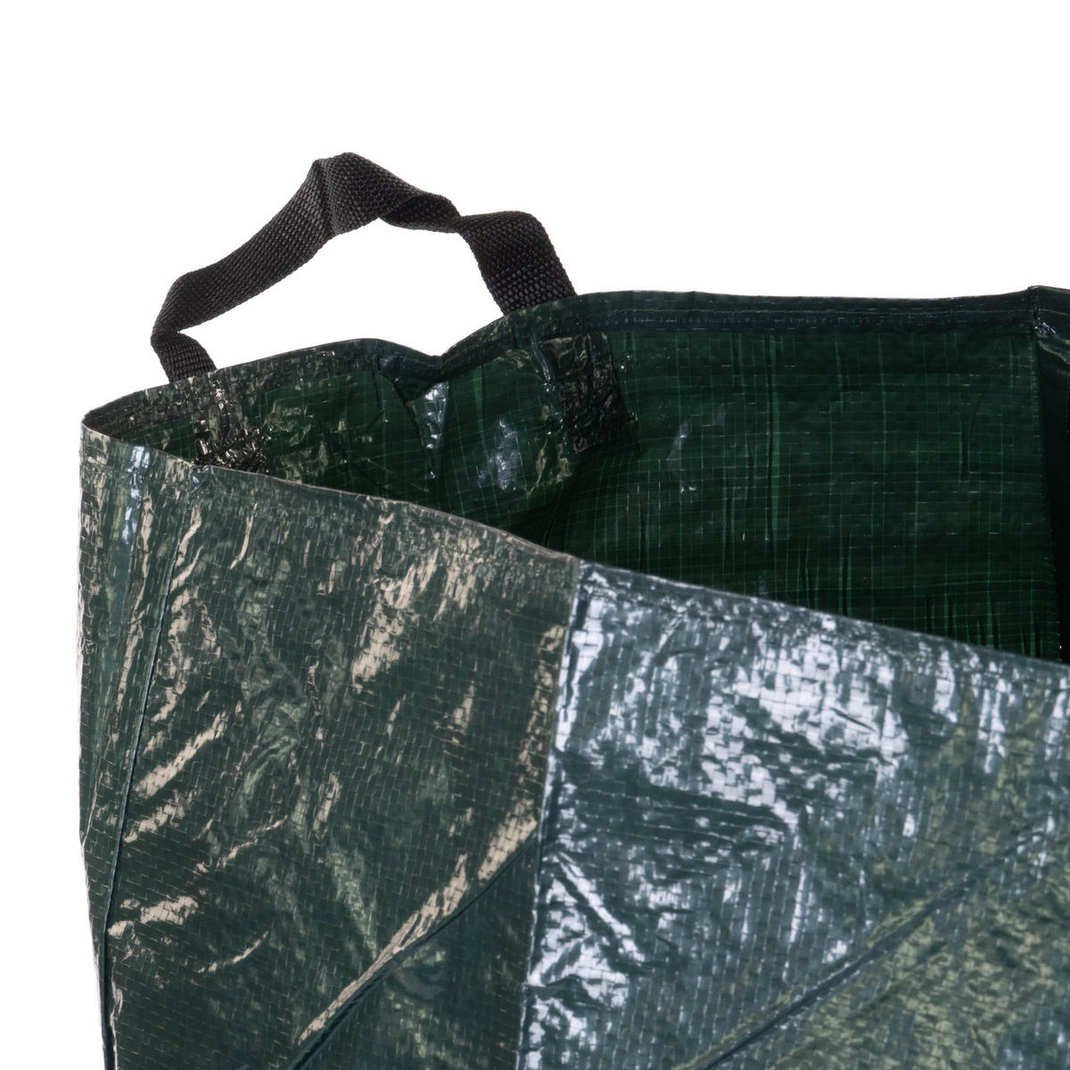 GARTENSACK quadratisch 75 L - Grün, Textil (43/48/39cm)