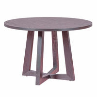 ESSTISCH Rund Schwarz 115/115/77 cm - Schwarz, Holz (115/115/77cm) - Nest Dream