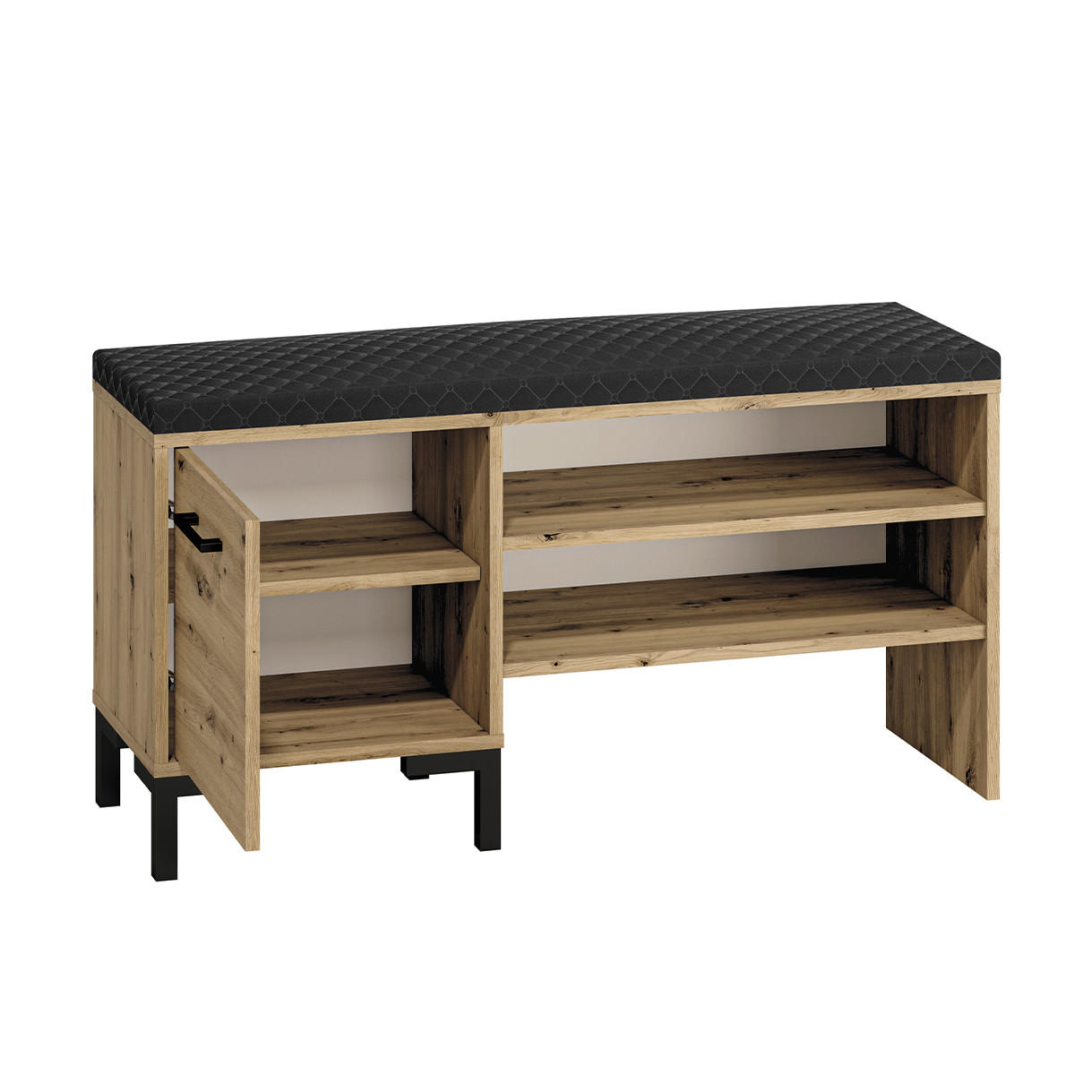 SCHUHMÖBEL Liora Holz - Braun, Holzwerkstoff (105/54/34cm) - Petits-meubles