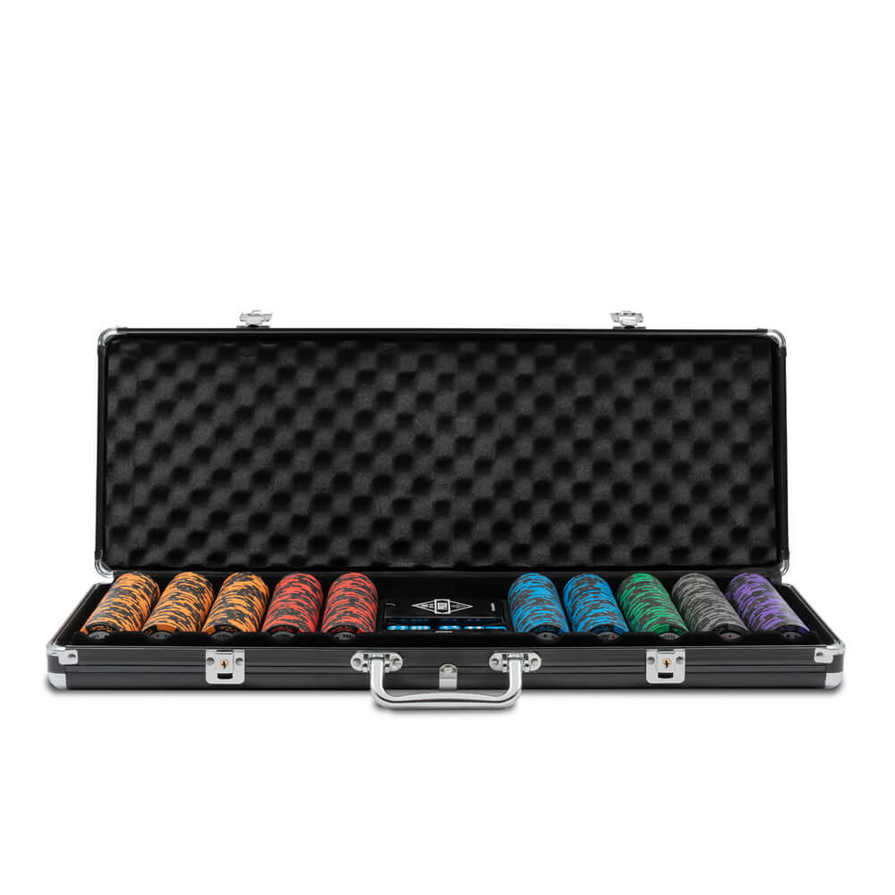 POKERKOFFER NO LIMIT - Schwarz, Kunststoff (1/1cm) - Home Deluxe