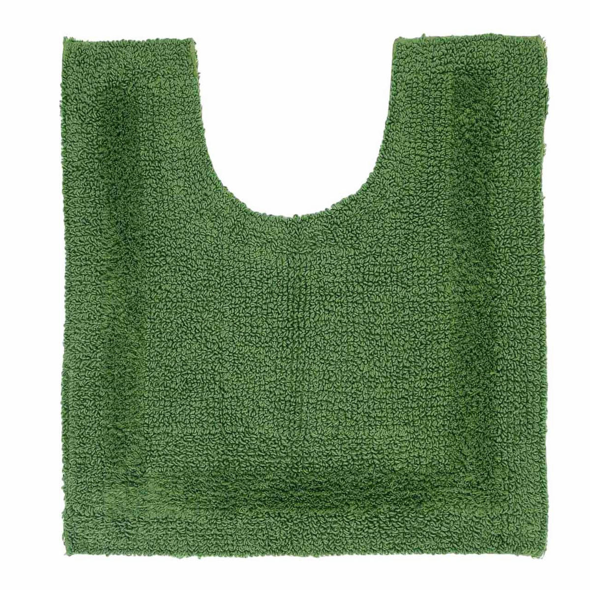 WC-VORLEGER 50/55 cm, 100% Baumwolle, wendbar - Smaragdgrün, Textil (50/55cm) - Homescapes