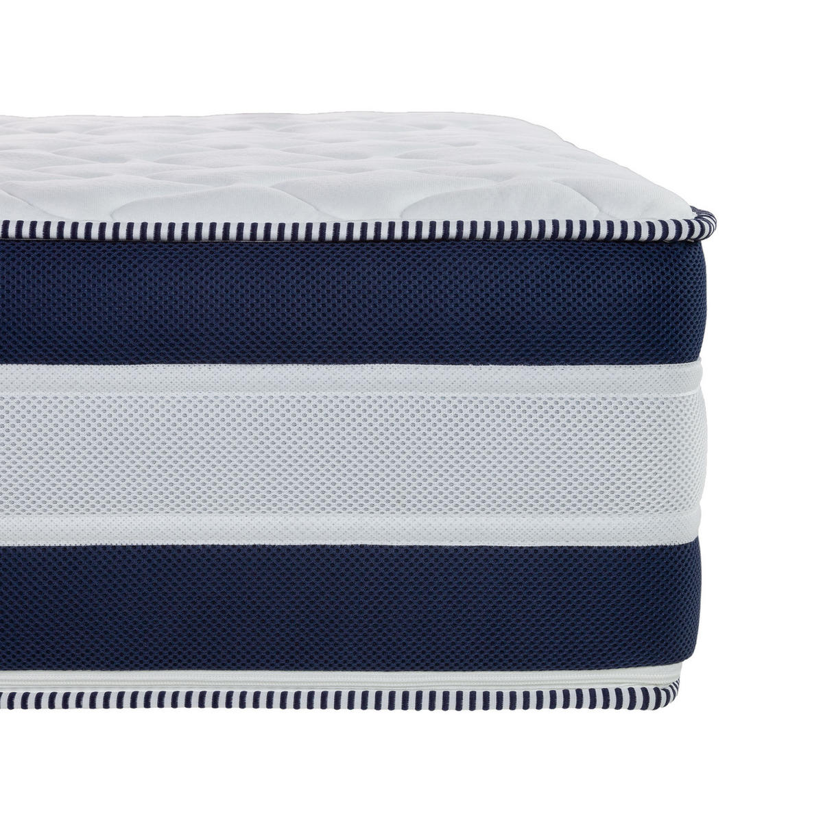 GEL-KALTSCHAUMMATRATZE RELAXX Höhe 25cm 140x200cm - Weiß, Textil (140/200cm) - Arensberger