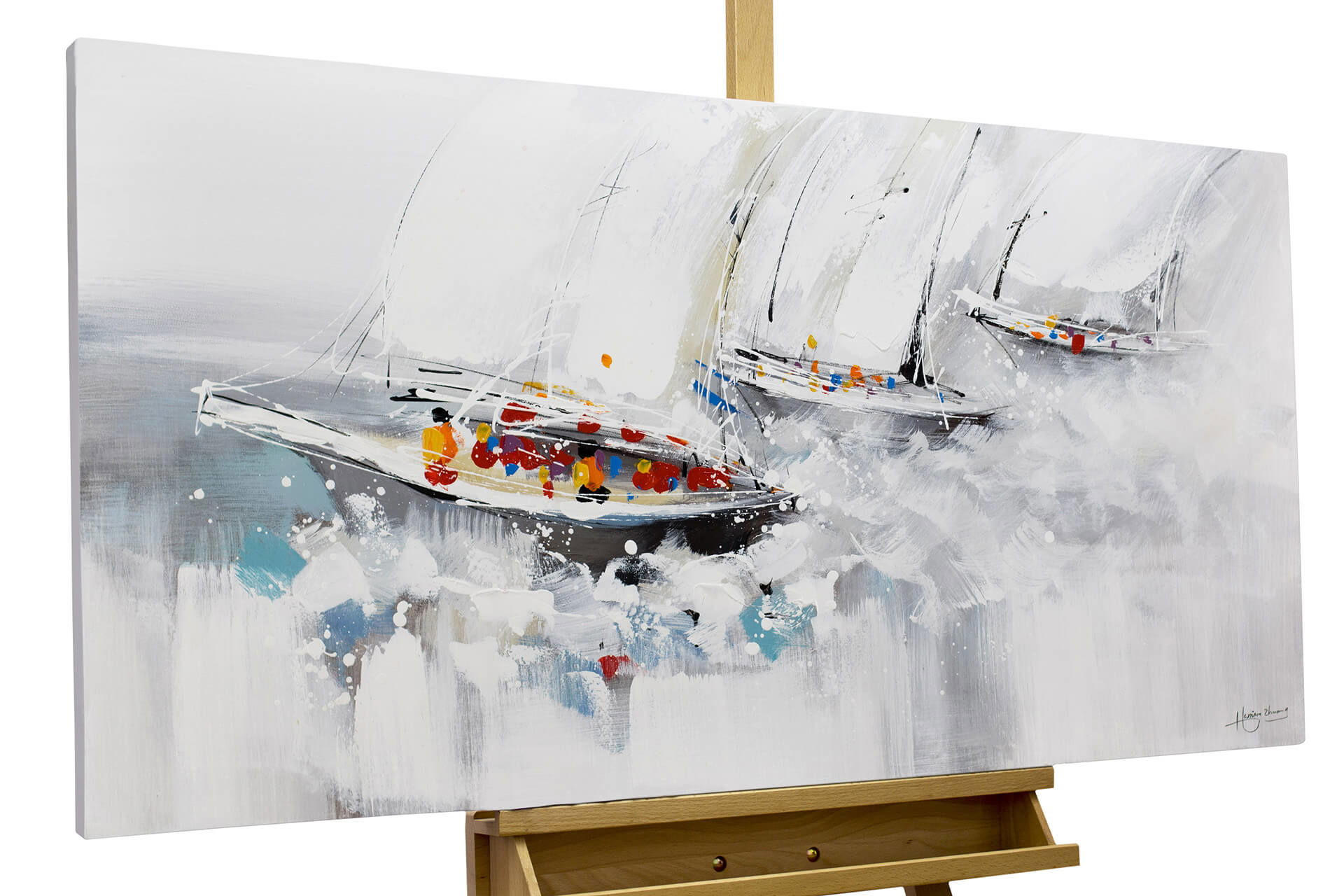 KUNSTLOFT OLEJOMALBA 120/60 cm, Moře a pláž
