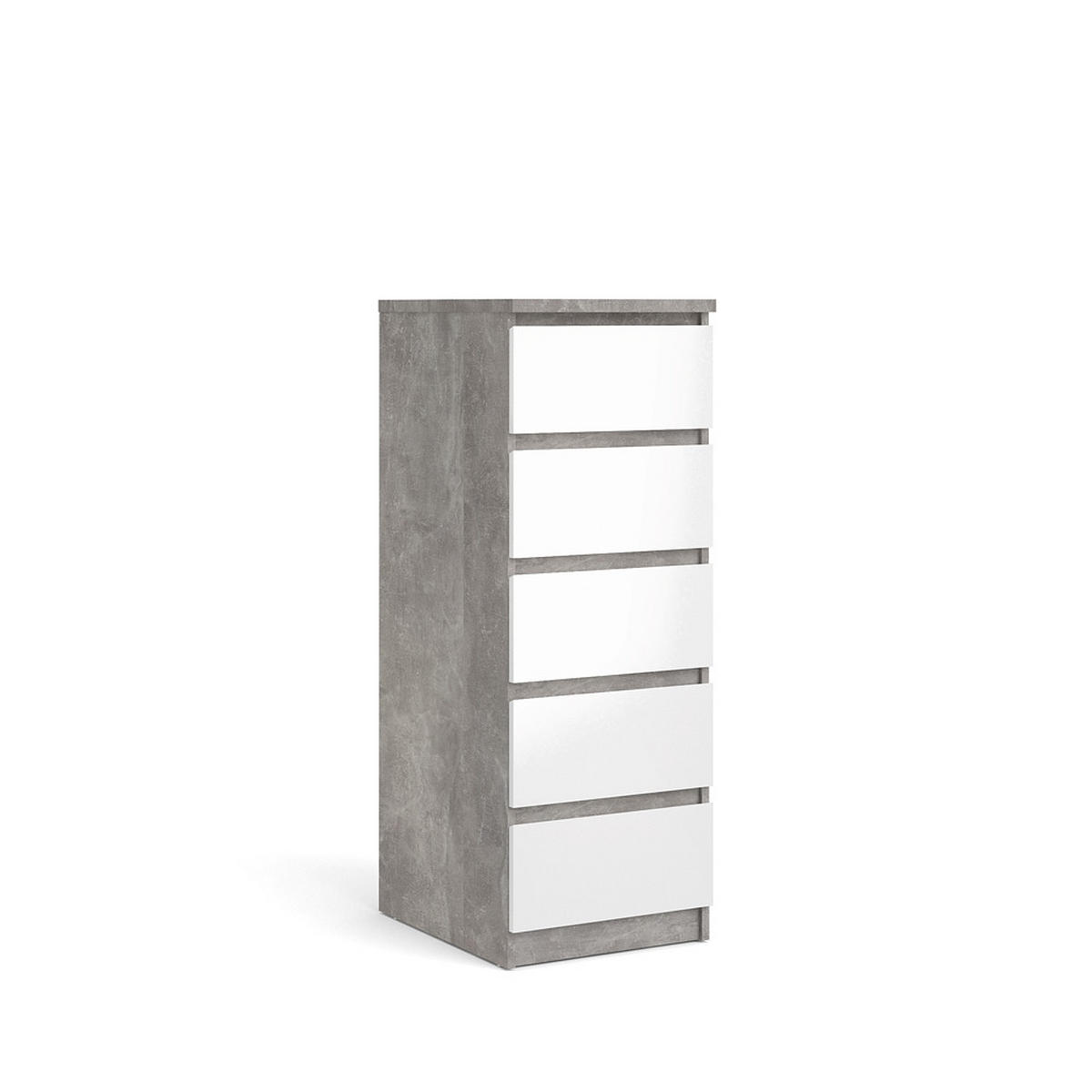 KOMMODE Beton Dekor - Grau, Holzwerkstoff (40/111/50cm) - ebuy24
