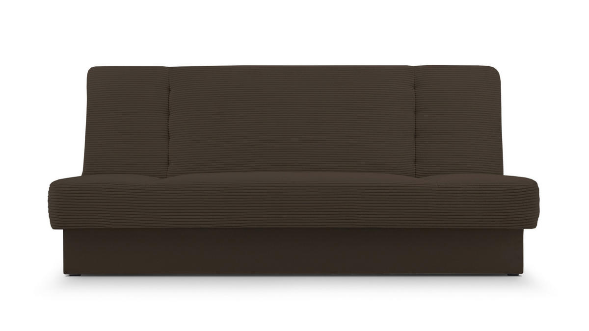 SCHLAFSOFA - Cyprus new - (Braun) - Braun, Holz (192/85/92cm) - Möblo