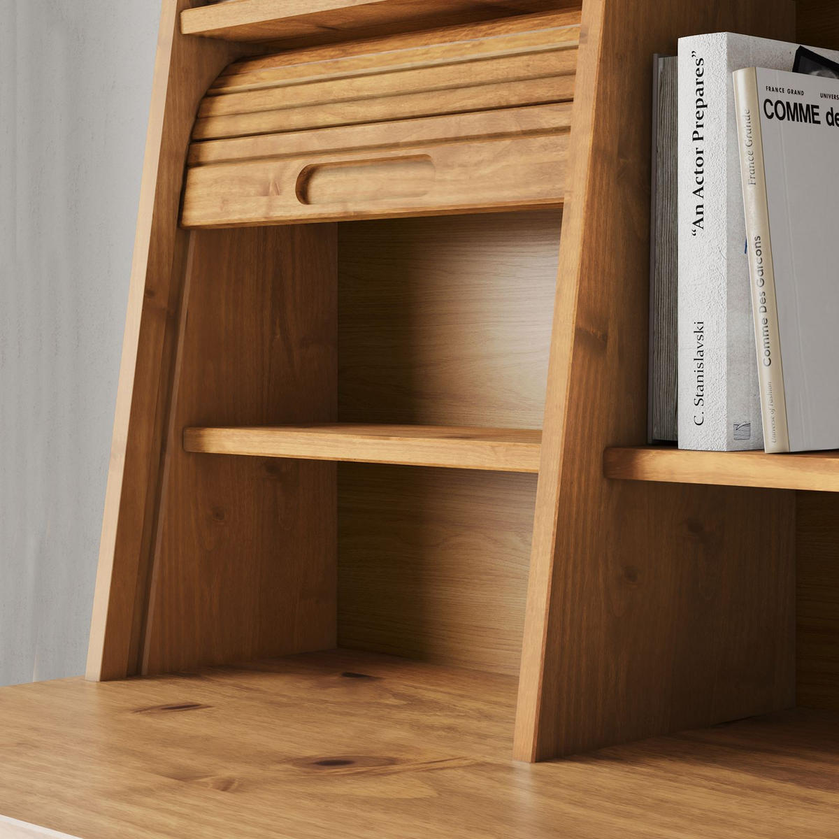 SCHREIBTISCH ALISA Eiche - Eichefarben, Holz (54/114/122cm) - IDIMEX