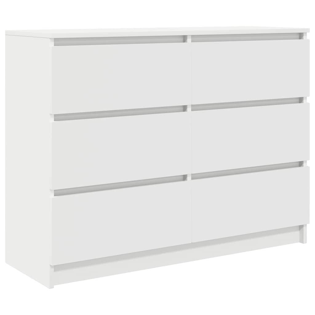 vidaXL Sideboard Weiß 100x76x35 cm