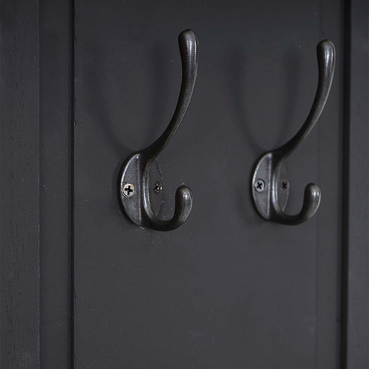 WANDGARDEROBE Grau 2er-Set - Grau, Holz (28/109/5cm) - MCW