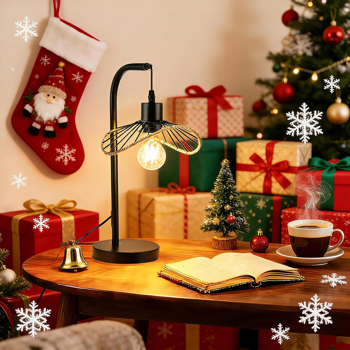 TISCHLEUCHTE BRYANT Ⅲ 15/20/48 cm - Schwarz, Metall (15/20/48cm) - Nettlife