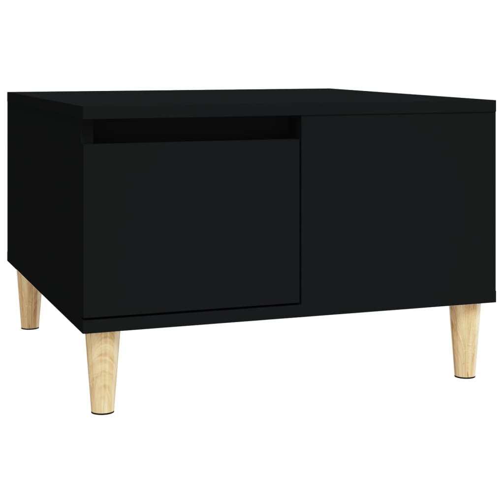 COUCHTISCH Schwarz 55x55x36,5 cm Holzwerkstoff - Schwarz, Holzwerkstoff (55/55/36.5cm) - furnicato