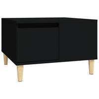 COUCHTISCH Schwarz 55x55x36,5 cm Holzwerkstoff - Schwarz, Holzwerkstoff (55/55/36.5cm) - furnicato
