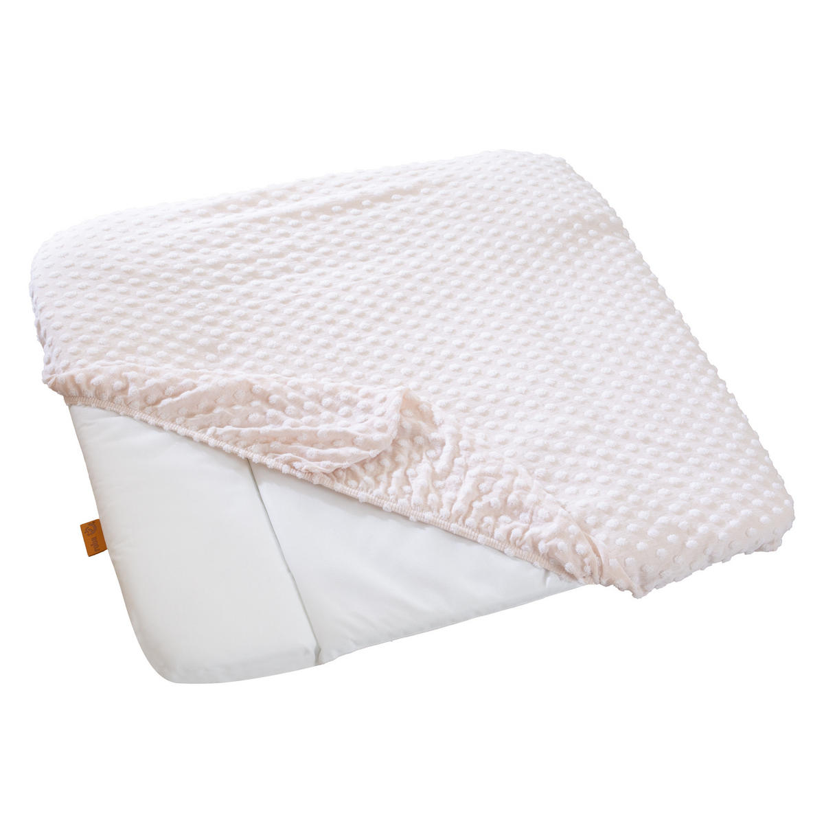 SPANNBEZUG für Wickelauflagen 75 x 85 cm - Beige, Textil (85/75cm) - Roba