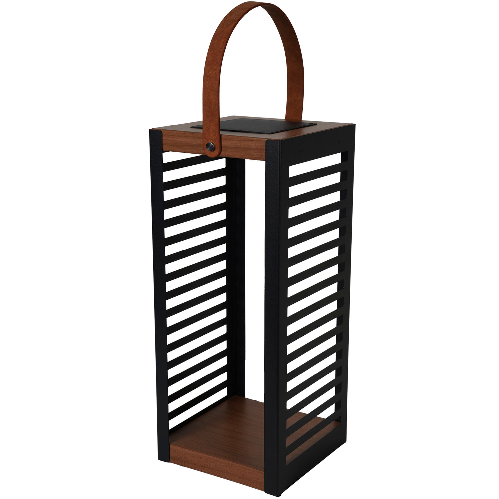 SOLARLATERNE FERIAN schwarz - Schwarz, Metall (20/20/58cm) - Lumisky