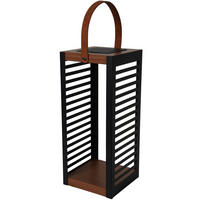 SOLARLATERNE FERIAN schwarz - Schwarz, Metall (20/20/58cm) - Lumisky