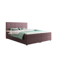 BOXBETT FADO 1 mit Matratze H3 und Topper 140x200 Zoom 17 - Violett, Holz/Textil (140/200cm) - Bedante