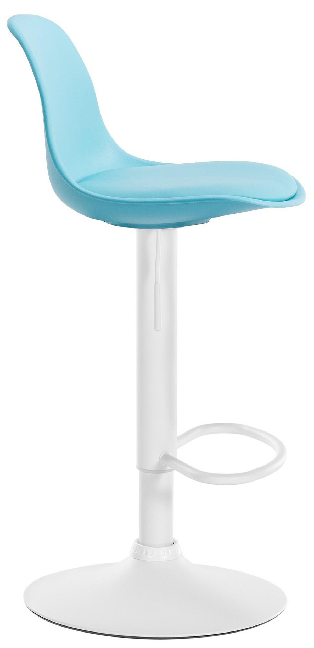 BARHOCKER Kiel höhenverstellbar 82-104 cm blau - Blau, Kunststoff (39/82/43cm) - furnicato