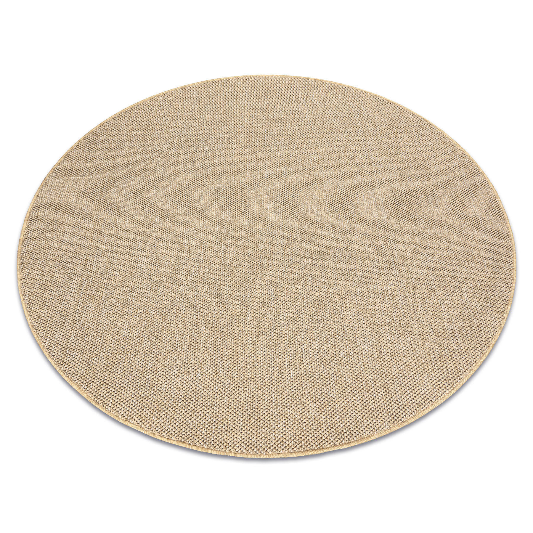 COVOR CASABLANCA LOOM cerc bej, bucla, moale interior și exterior 150 cm - bej, material textil (150/150cm) - rugsX