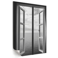 POSTER - 59x84 cm - Mana - Fenster öffnen - Schwarz, Textil (59/84/0.1cm) - TULUP