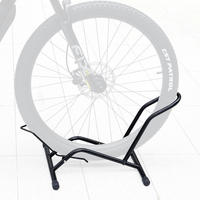 FAHRRADSTÄNDER 2-teiliges Set Schwarz - Schwarz, Metall (17/16/44cm)