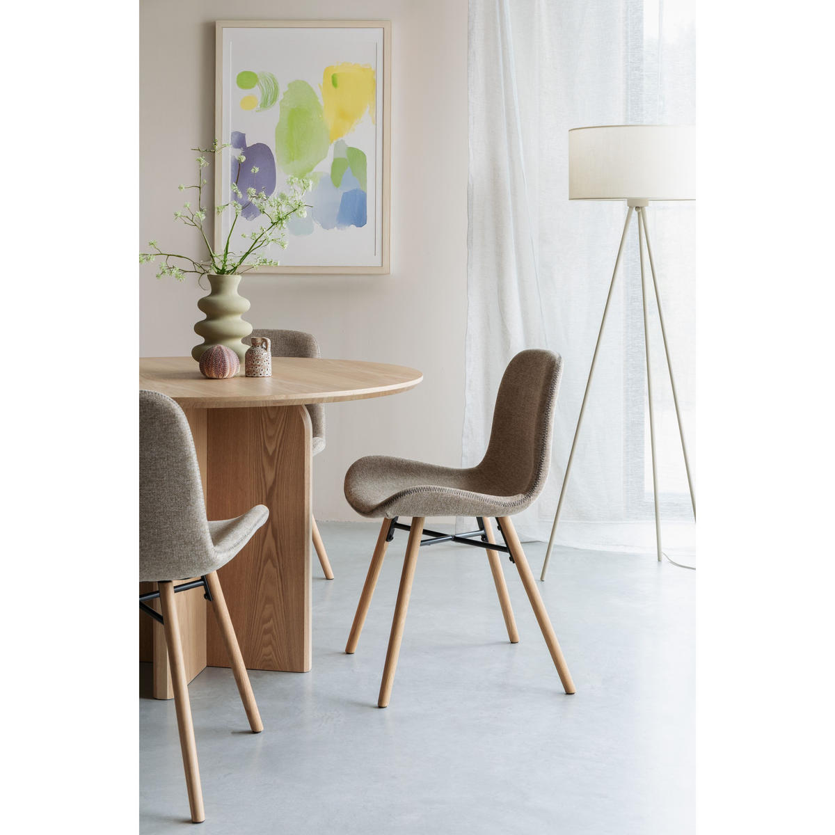 ESSZIMMERSTUHL Lester Braun - 2 er Set - Braun, Kunststoff (55.5/81/51cm) - Housecraft Living