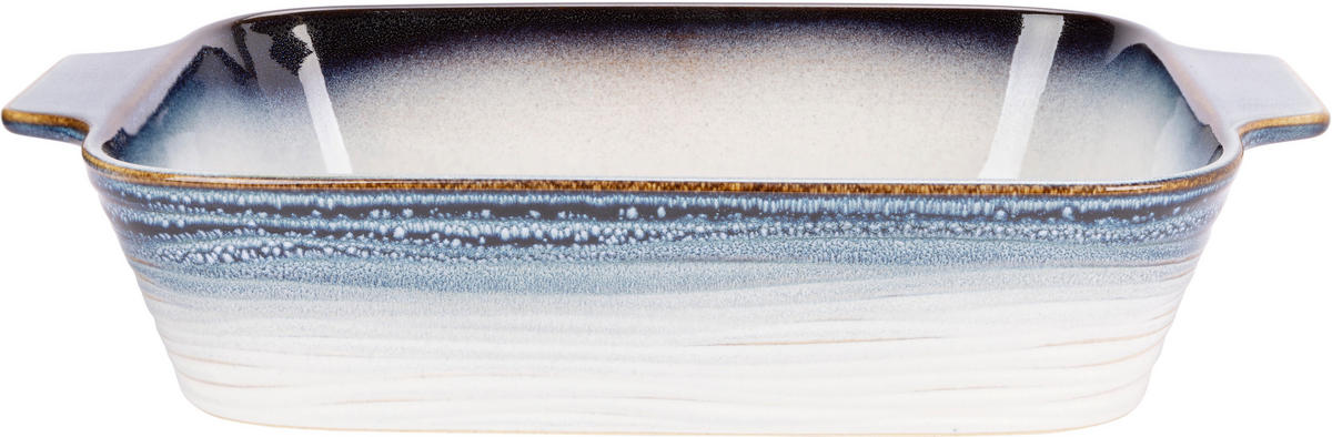 AUFLAUFFORM Nora 31 x 20 x 6 cm - Blau, Keramik (31/20/6cm) - Cosy & Trendy