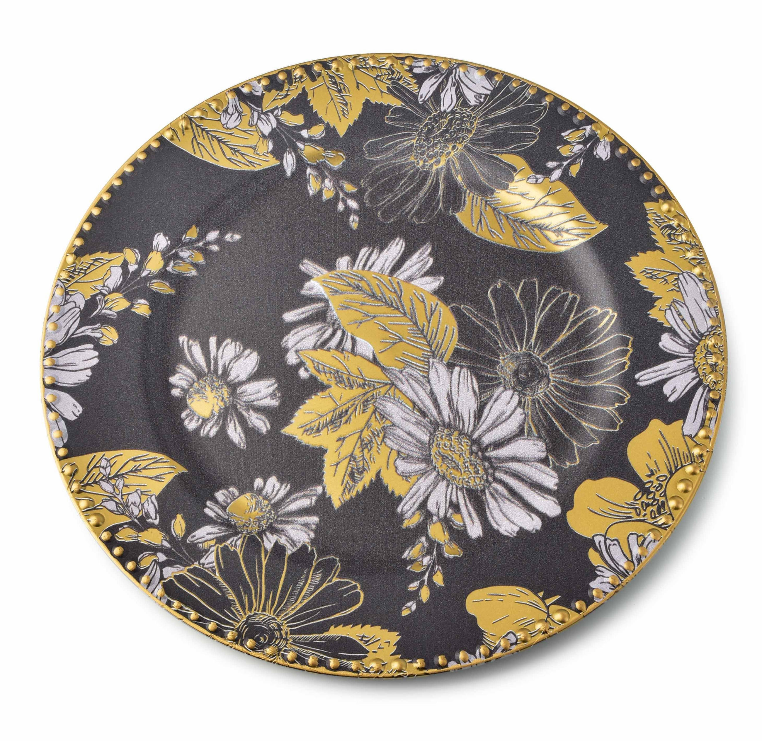 Mondex SERVÍROVACÍ TALÍŘ, plast, zlatá