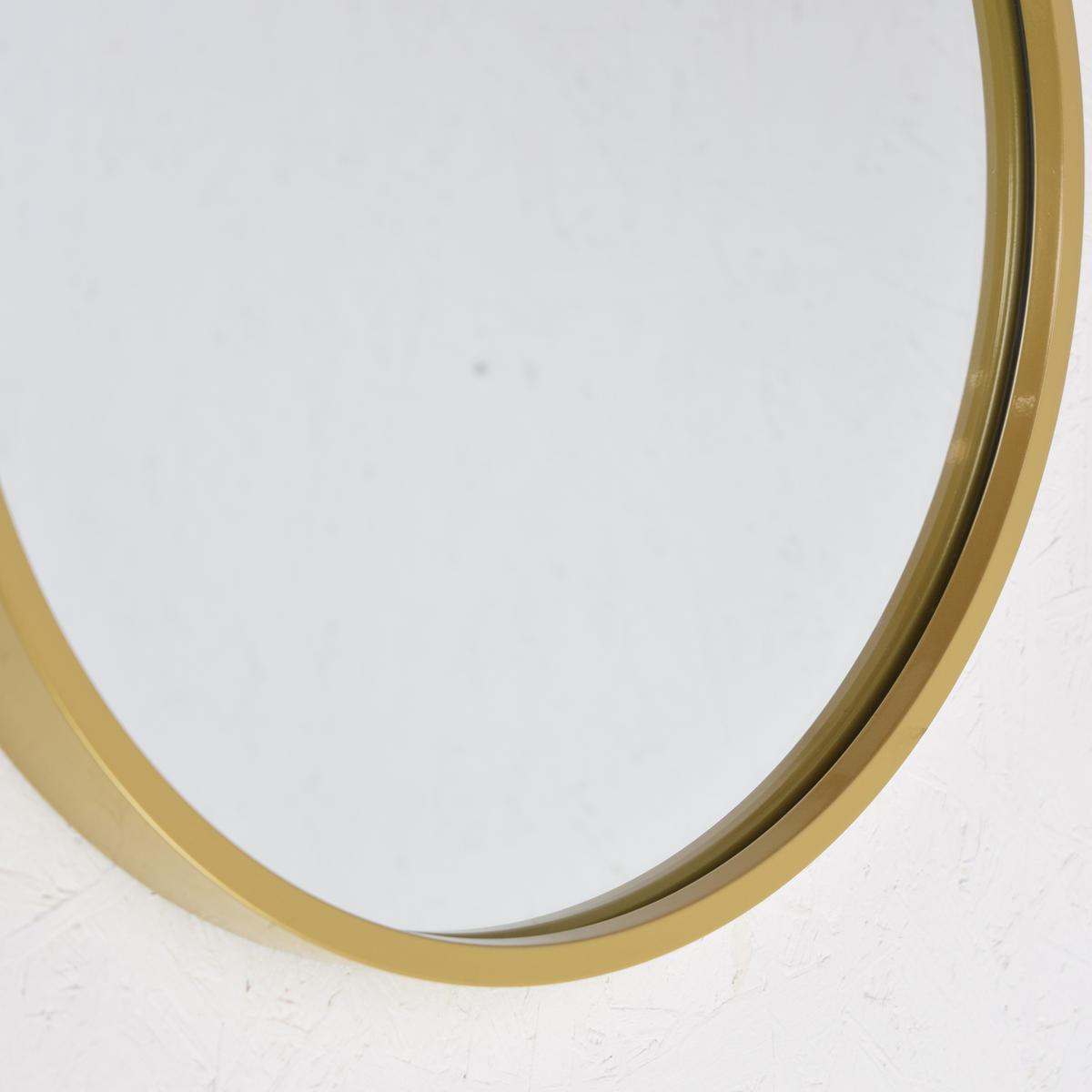 WANDSPIEGEL Boston Gold - Goldfarben, Metall (35/35/4cm) - Fragix