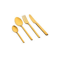 BESTECKSET 24-teilig Emund - Gold - Goldfarben, Metall - Björn