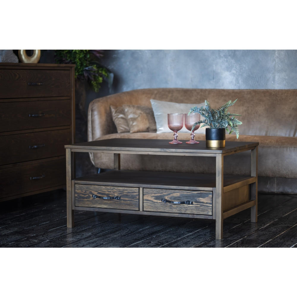 COUCHTISCH - Dunkelbraun, Holz (60/90/45cm) - MSL wooden furniture