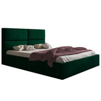 POLSTERBETT Marad 120x200 Grün - Naturfarben/Grün, Holz/Textil (120/200cm) - Graingold