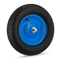 SCHUBKARRENRAD - Multicolor, Kunststoff/Metall (39/39/9cm) - Relaxdays