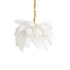 HÄNGELAMPE Feder Weiß Ø80/80 cm - Weiß, Metall (80/80/80cm) - Light & Living