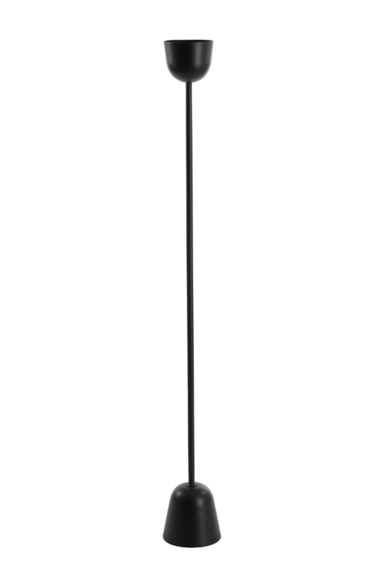 KERZENSTÄNDER Ofelie Schwarz Ø12/120 cm - Schwarz, Metall (12/120/12cm) - Light & Living