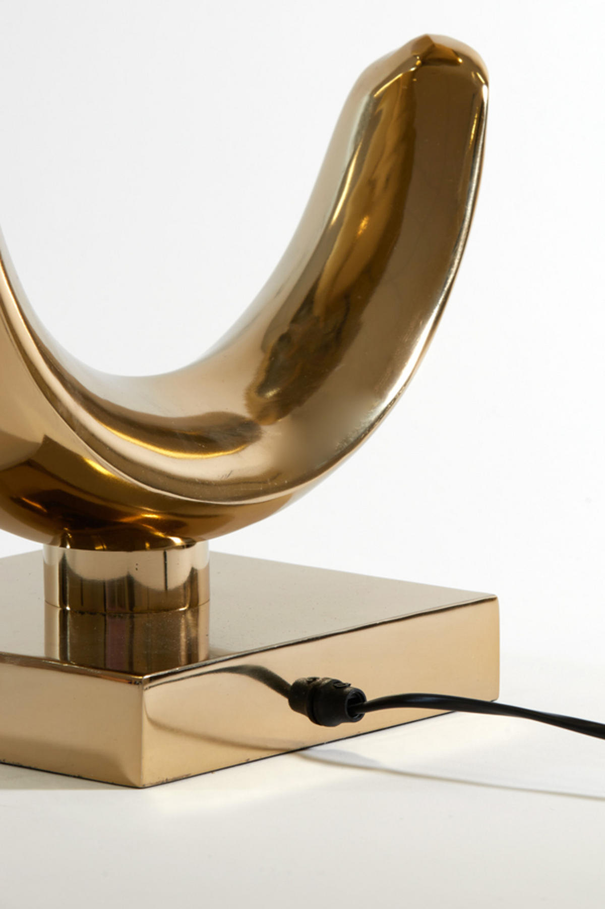 LAMPENFUSS Mond Gold Ø37/60 cm - Goldfarben, Metall (37/20/60cm) - Light & Living