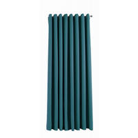 VORHANG »NEW YORK« HxB 245x295 cm Petrol - Petrol, Textil (295/245cm) - Gardinenbox