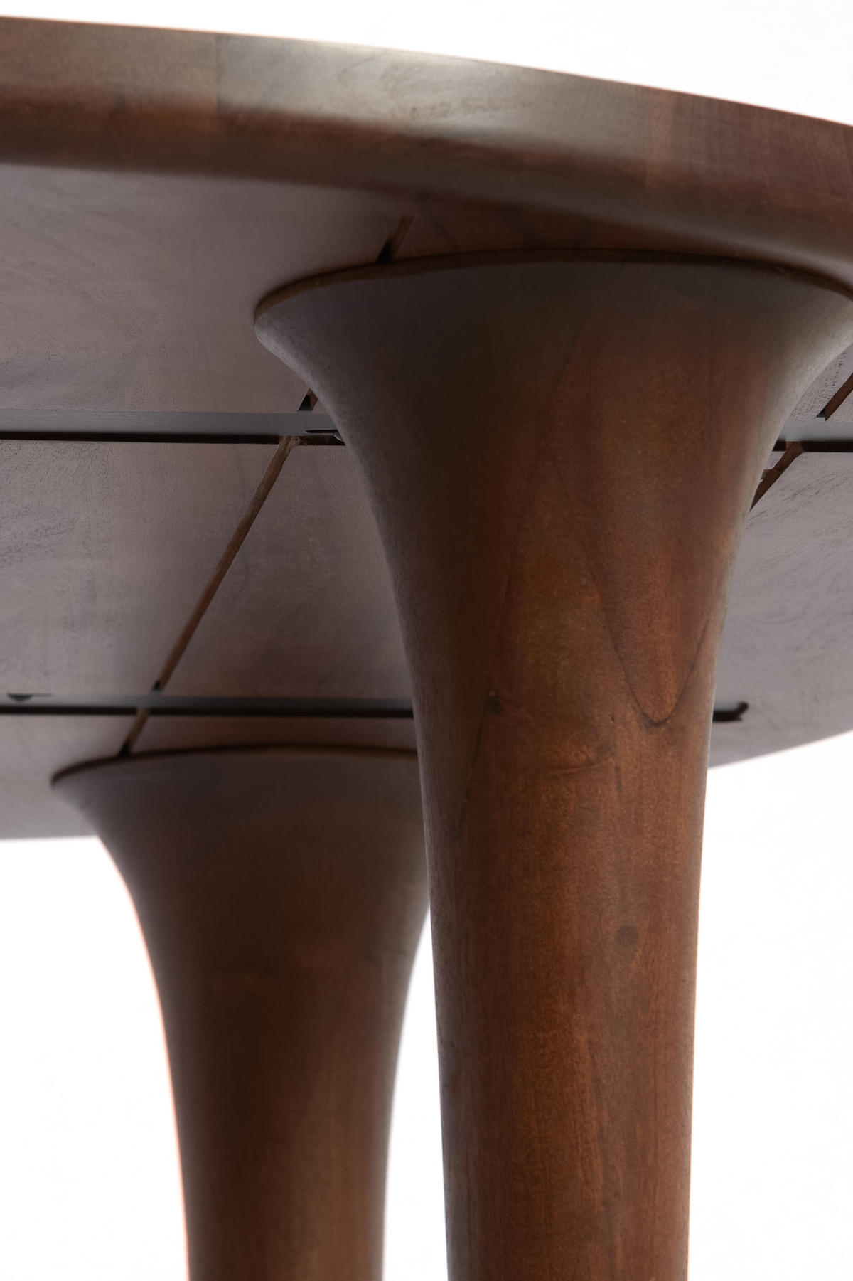 ESSTISCH Zale Braun 120/120/76 cm - Braun, Holz (120/120/76cm) - Light & Living