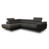 ECKSOFA Caris, Seite: Links - Schwarz/Grau, Holz/Textil (273/203cm) - Sofnet