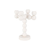 KERZENSTÄNDER Bubbles Four Beige - Beige, Metall (20/25.5/20cm) - Zuiver