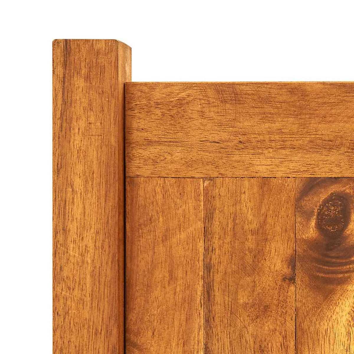 GARTEN-HOCHBEET Akazienholz 76/27,6/25 Cm - Braun, Holz (27.6/25/76cm) - vidaXL