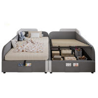 POLSTERBETT 90x200 cm Stauraum hydraulisch Set - Weiß, Textil (90/200cm) - LEBENLANG