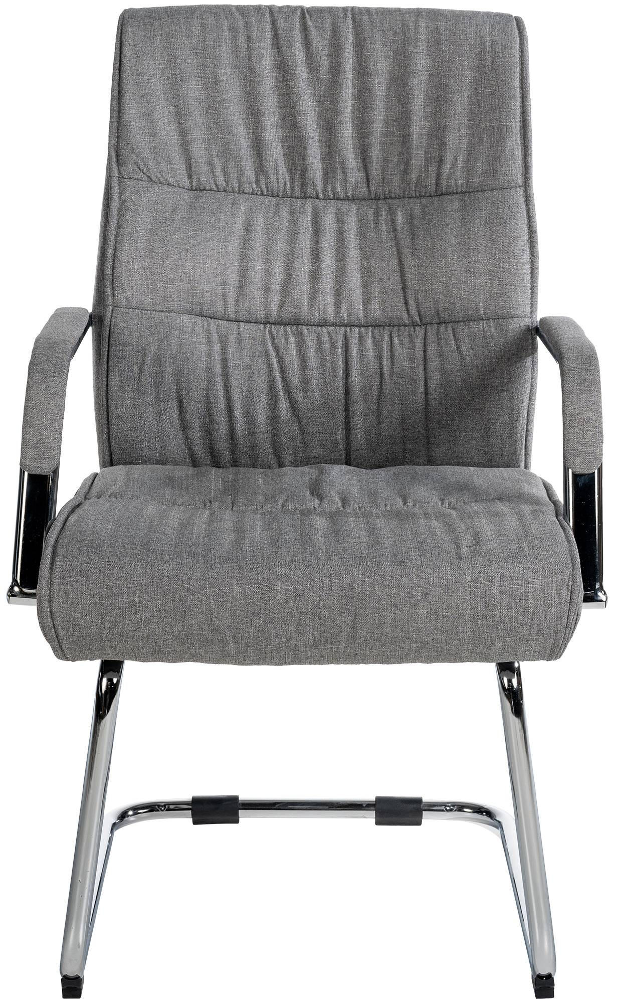 SCHWINGSTUHL 2er Set Stoff hellgrau - Hellgrau, Textil/Metall (58/100/66cm) - CLP