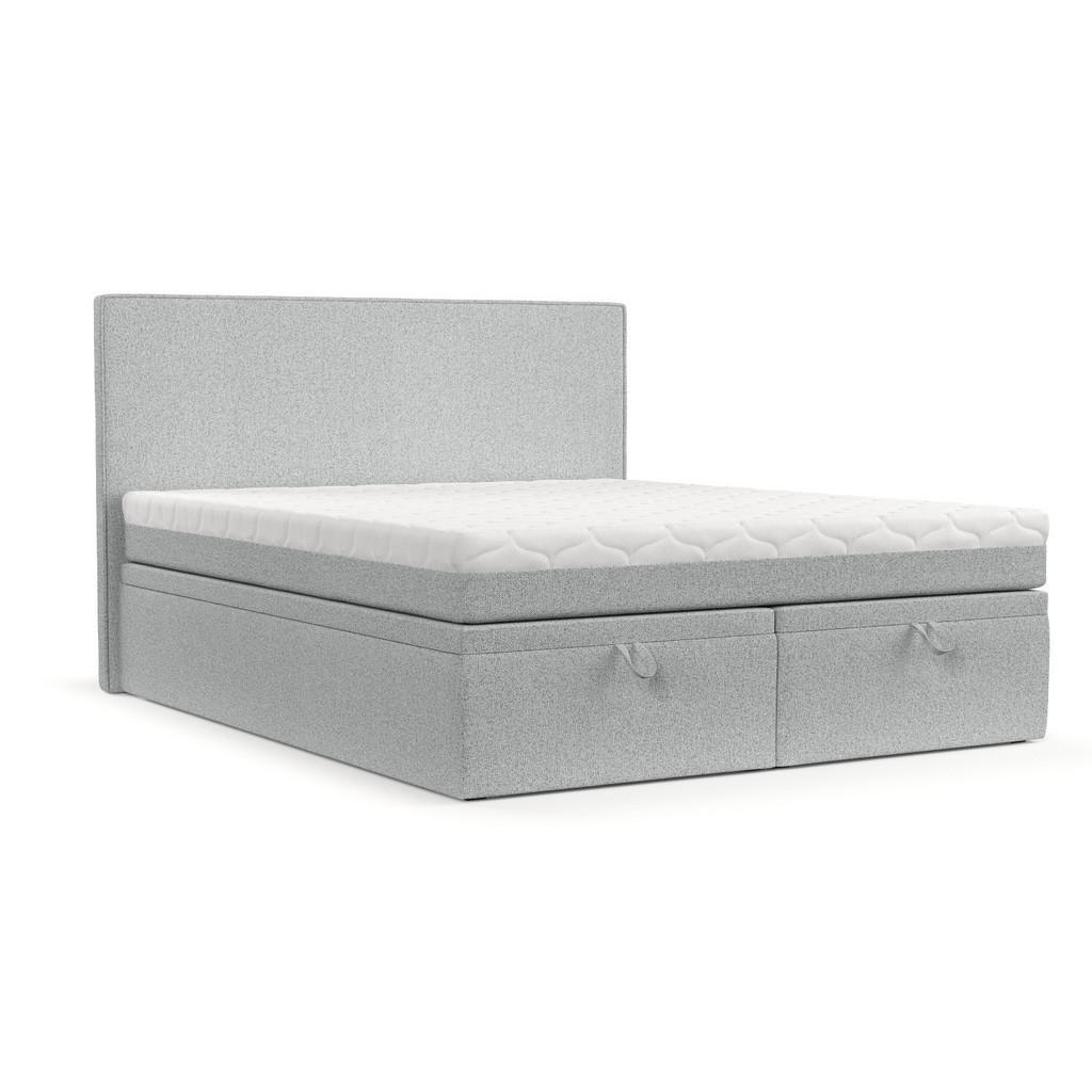 AltaBeds POSTEL BOXSPRING ZALLA 160/200 Světle šedá