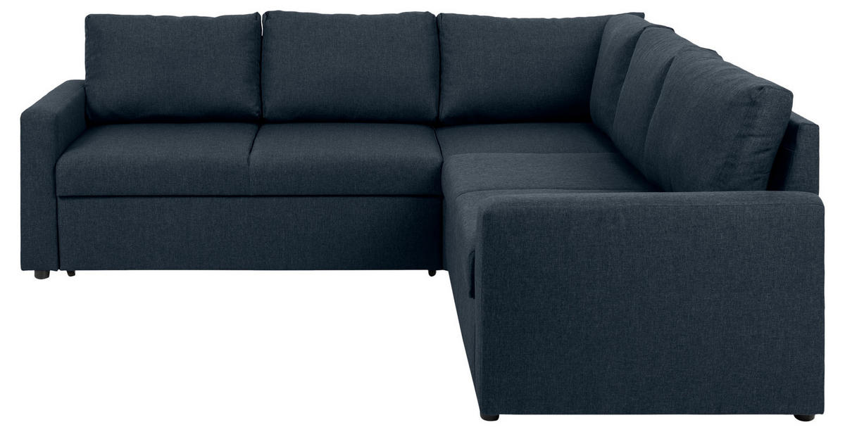 ECKSOFA dunkelblau - Grau, Textil (228/228cm) - ebuy24