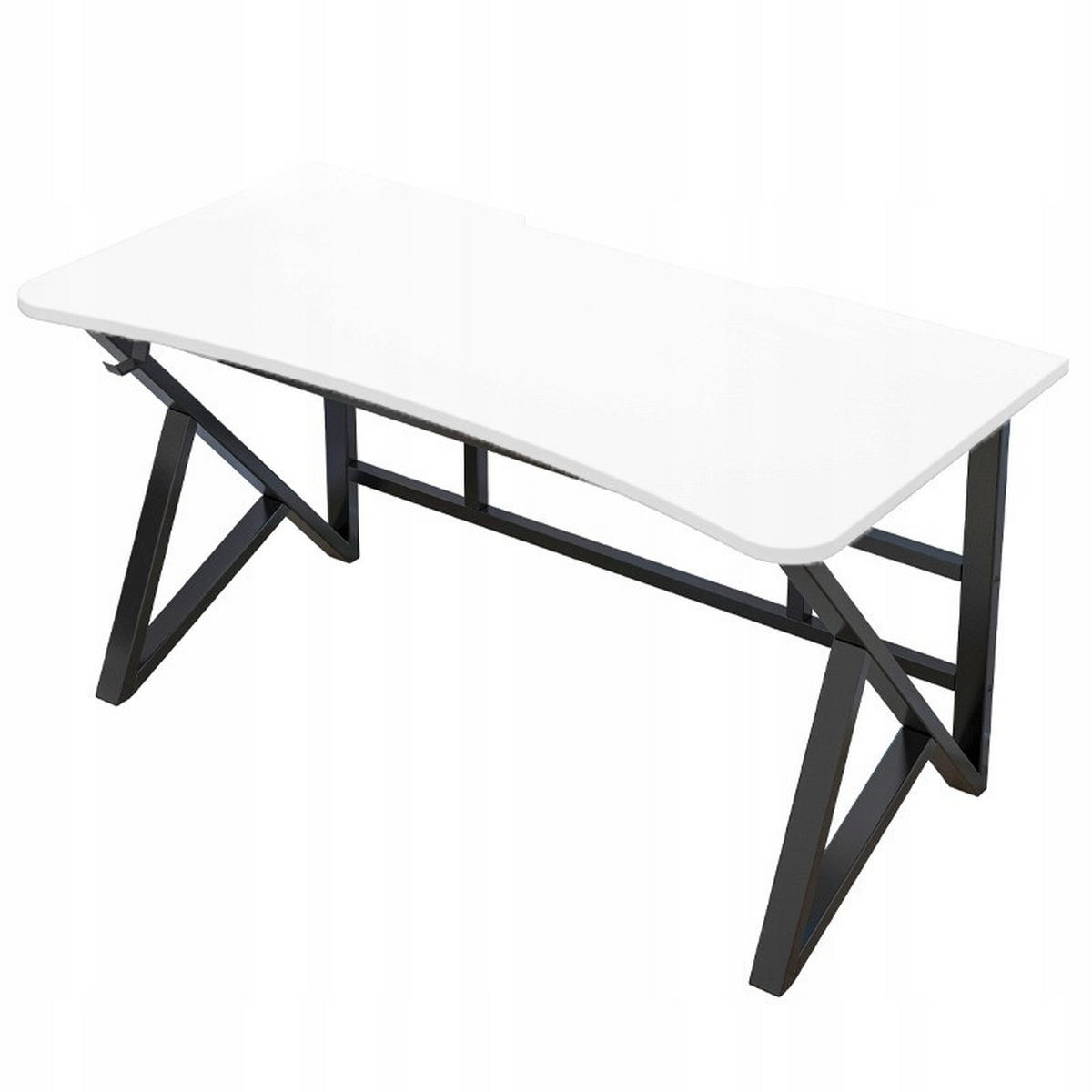 SCHREIBTISCH, weiß 120x75x60cm - Weiß, Holzwerkstoff (60/120/75cm)