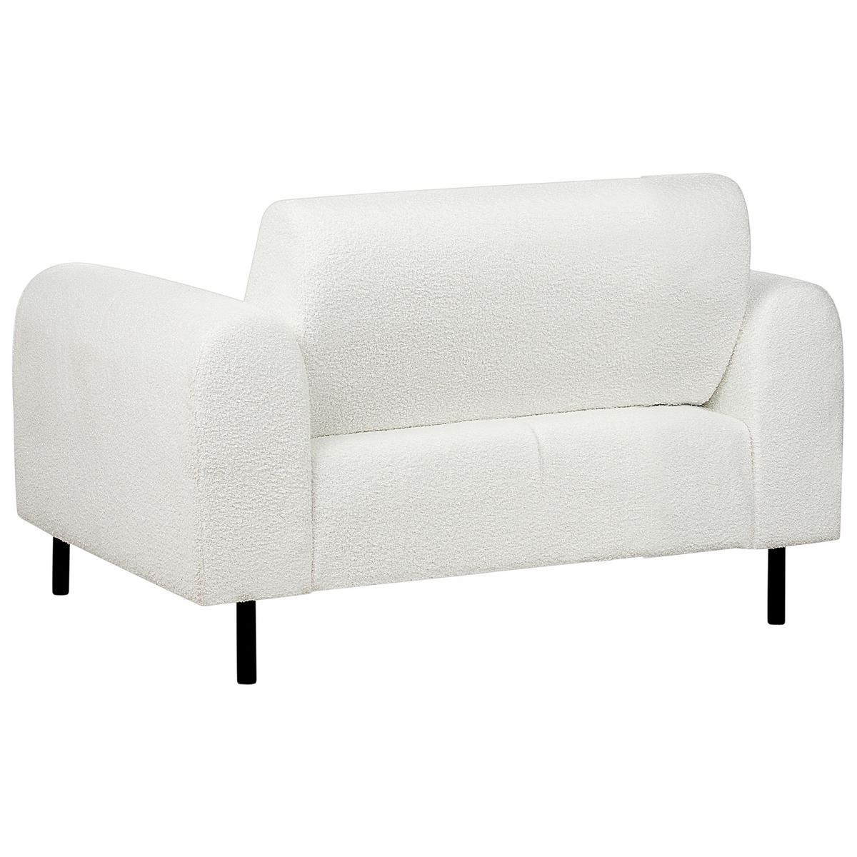 SESSEL Weiß Askim - Schwarz/Weiß, Textil (123/79/95cm) - Beliani